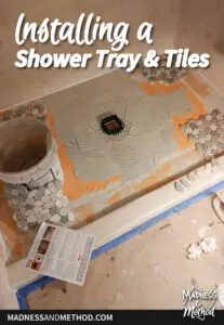 tiling pebble shower floor
