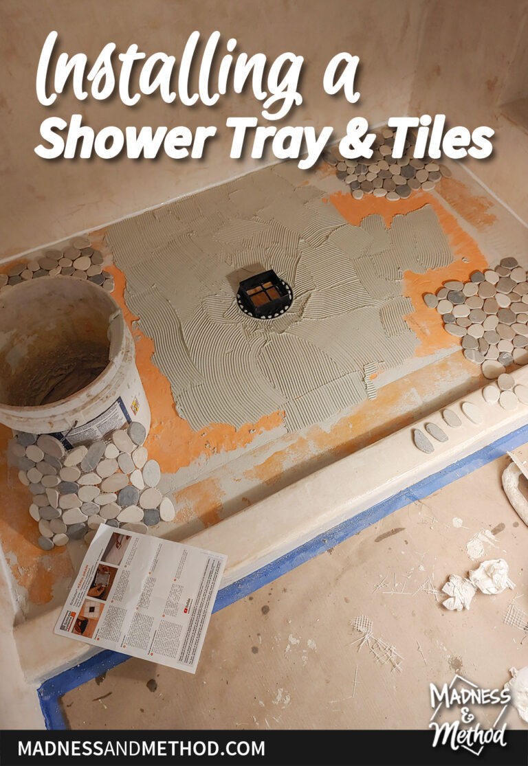 Installing a Shower Tray & Tiles Madness & Method