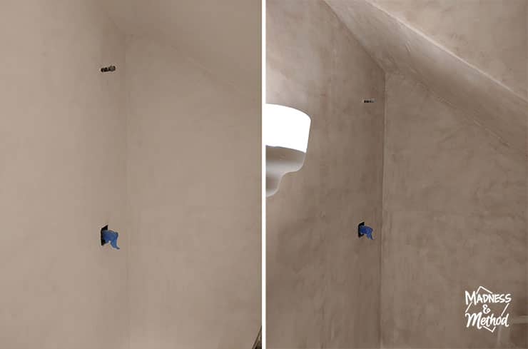 microcement before and after pre-sealer