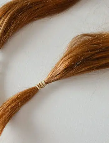 locks of red hair for donation