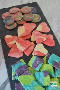 rainbow marble cookie options