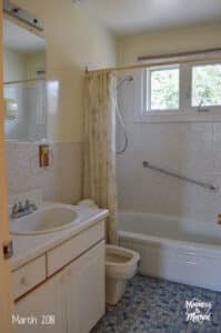 bathroom before renovation