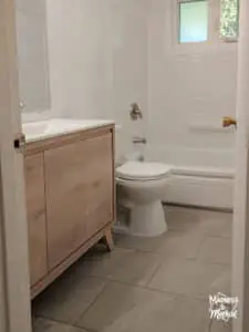 unfinished bathroom remodel