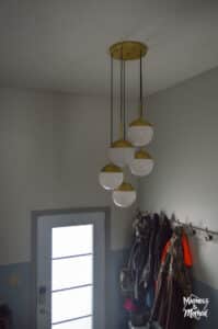 modern hanging globe light