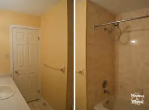 beige bathroom walls and tiles