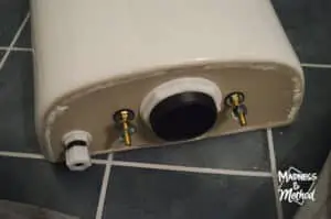 toilet tank construction