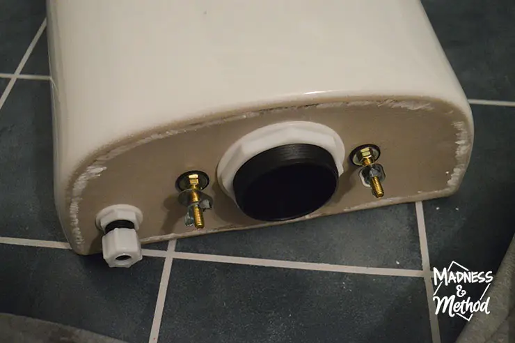 toilet tank construction