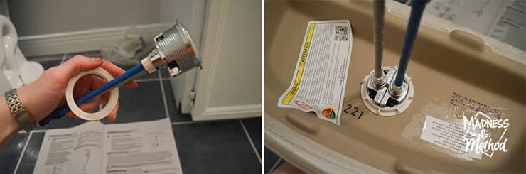 dual flush install