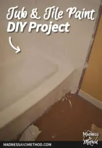 tub and tile paint progress