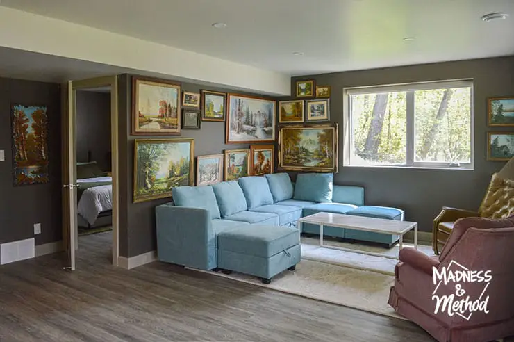 landscape art on walls