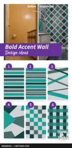 bold accent wall design mockups