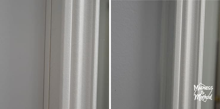caulking around edges