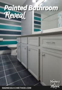 updated bathroom with paint