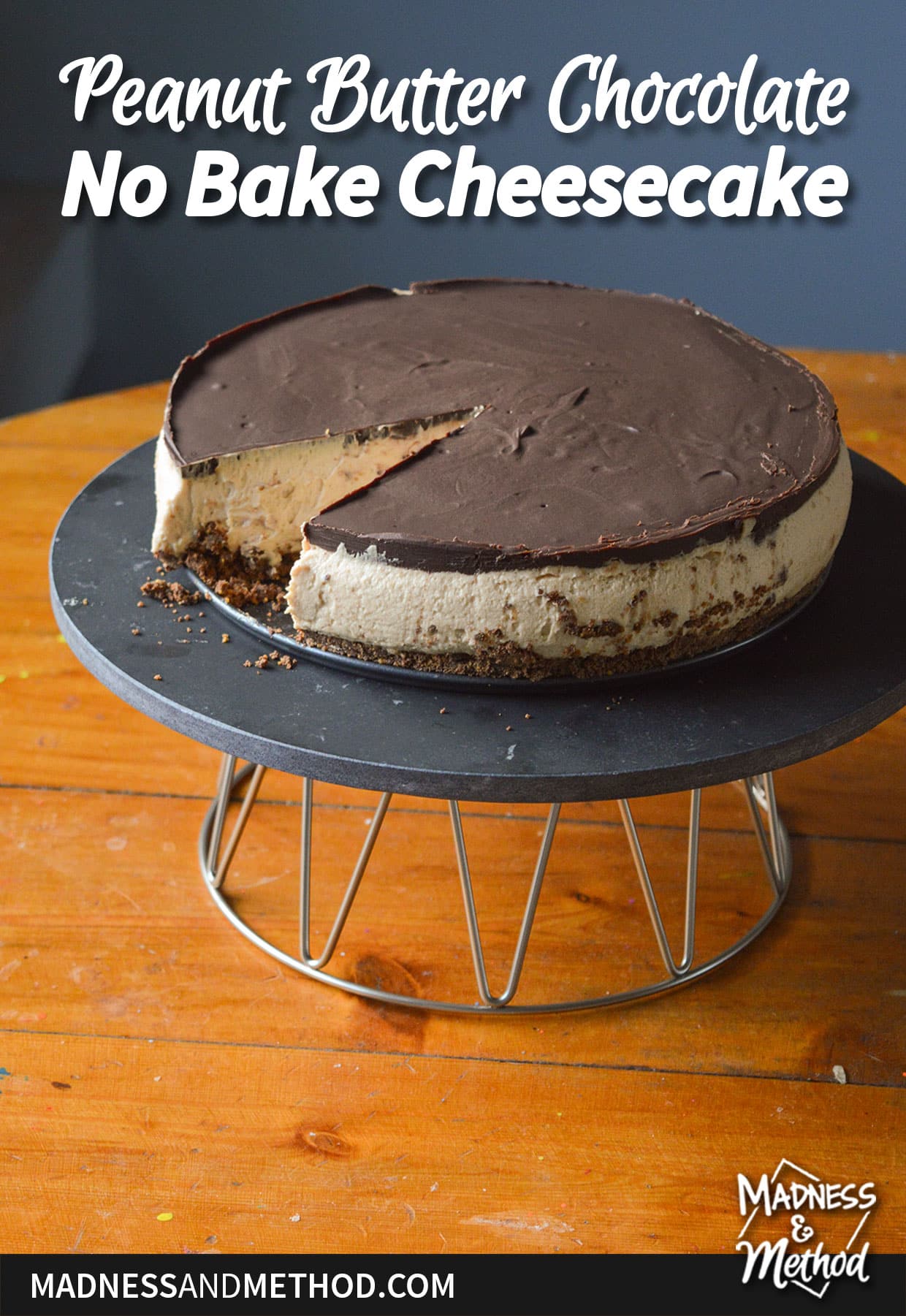 no bake peanut butter cheesecake
