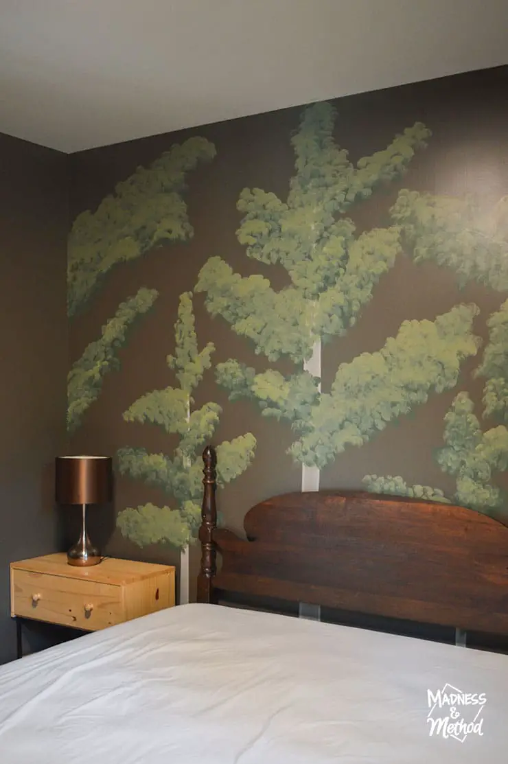 painting pine trees