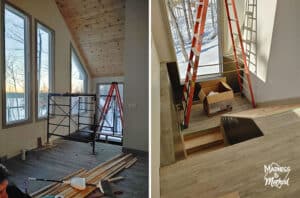 cottage staircase construction