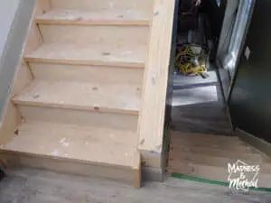 construction mess staircase