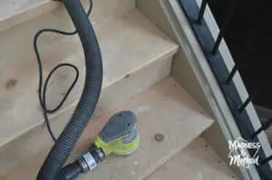 sanding steps