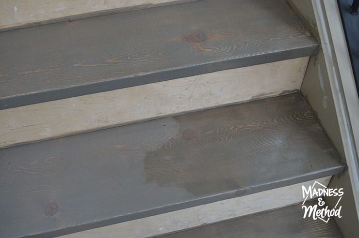 paint wash over stain