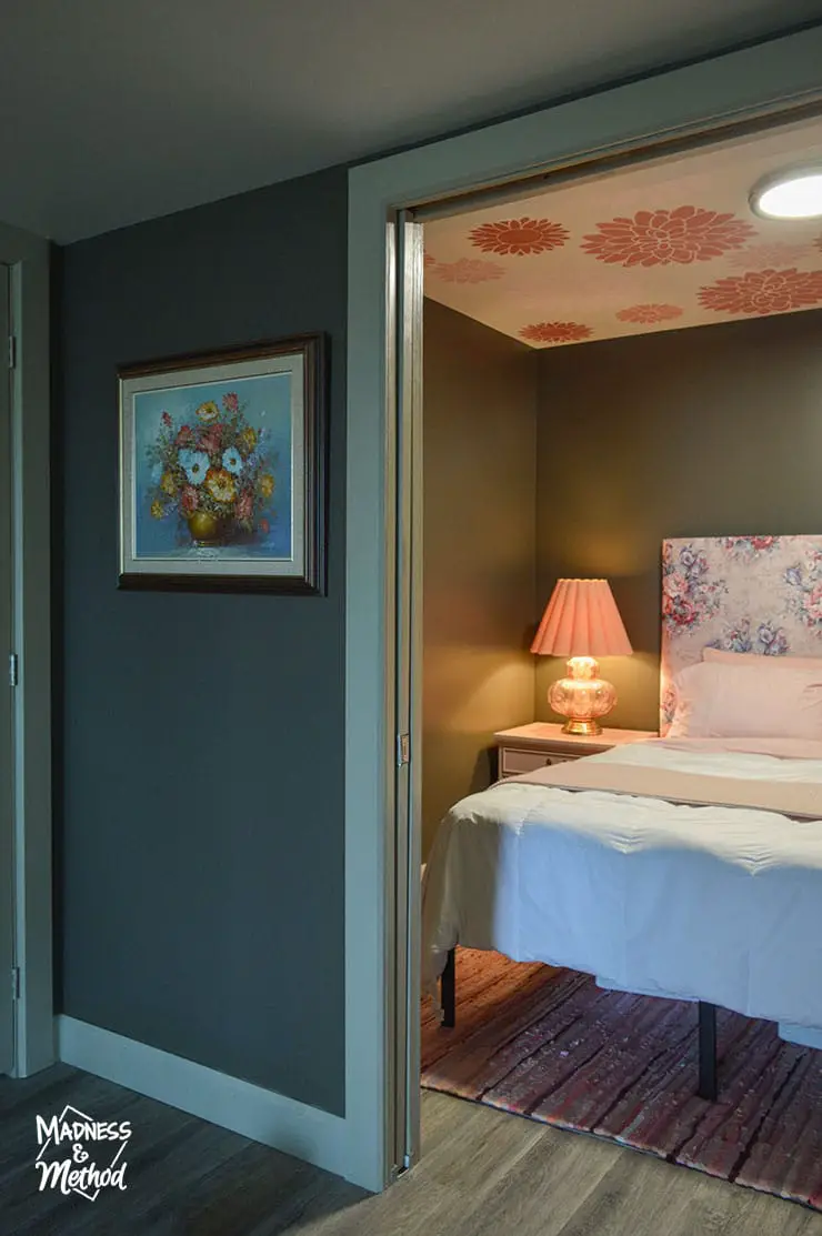 flower bedroom at cottage
