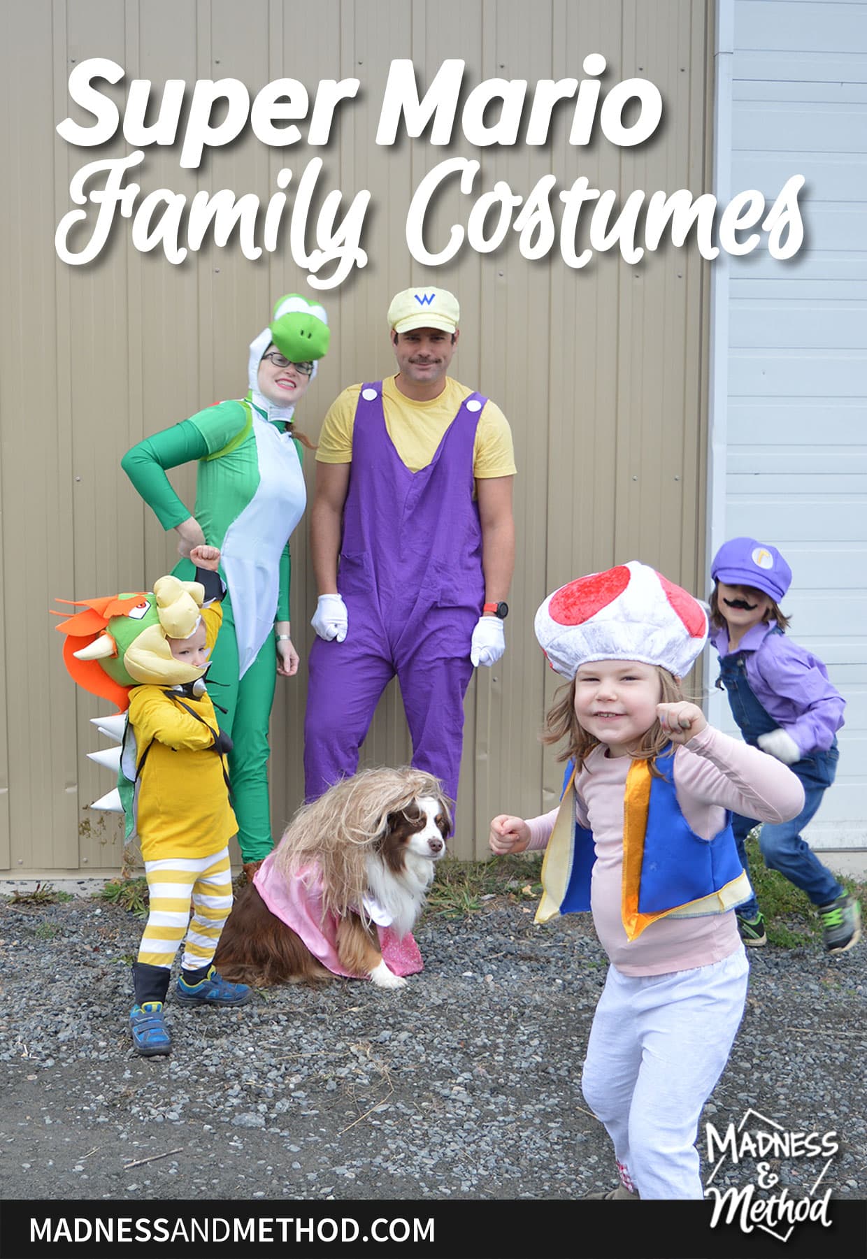 super mario costumes graphic