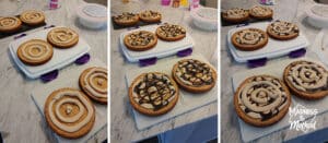 caramel cake layers