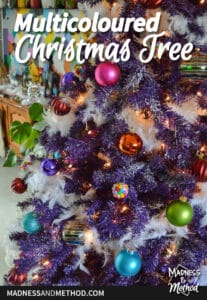 rainbow christmas ornaments