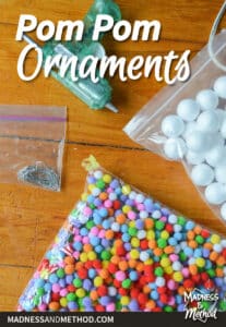 pom pom ornament craft supplies