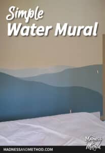 simple water mural