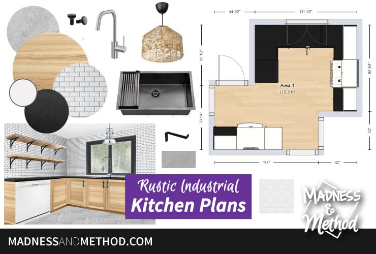 kitchen design plans moodboard