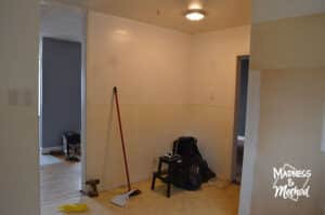 unused kitchen area