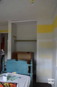 small kids closet before