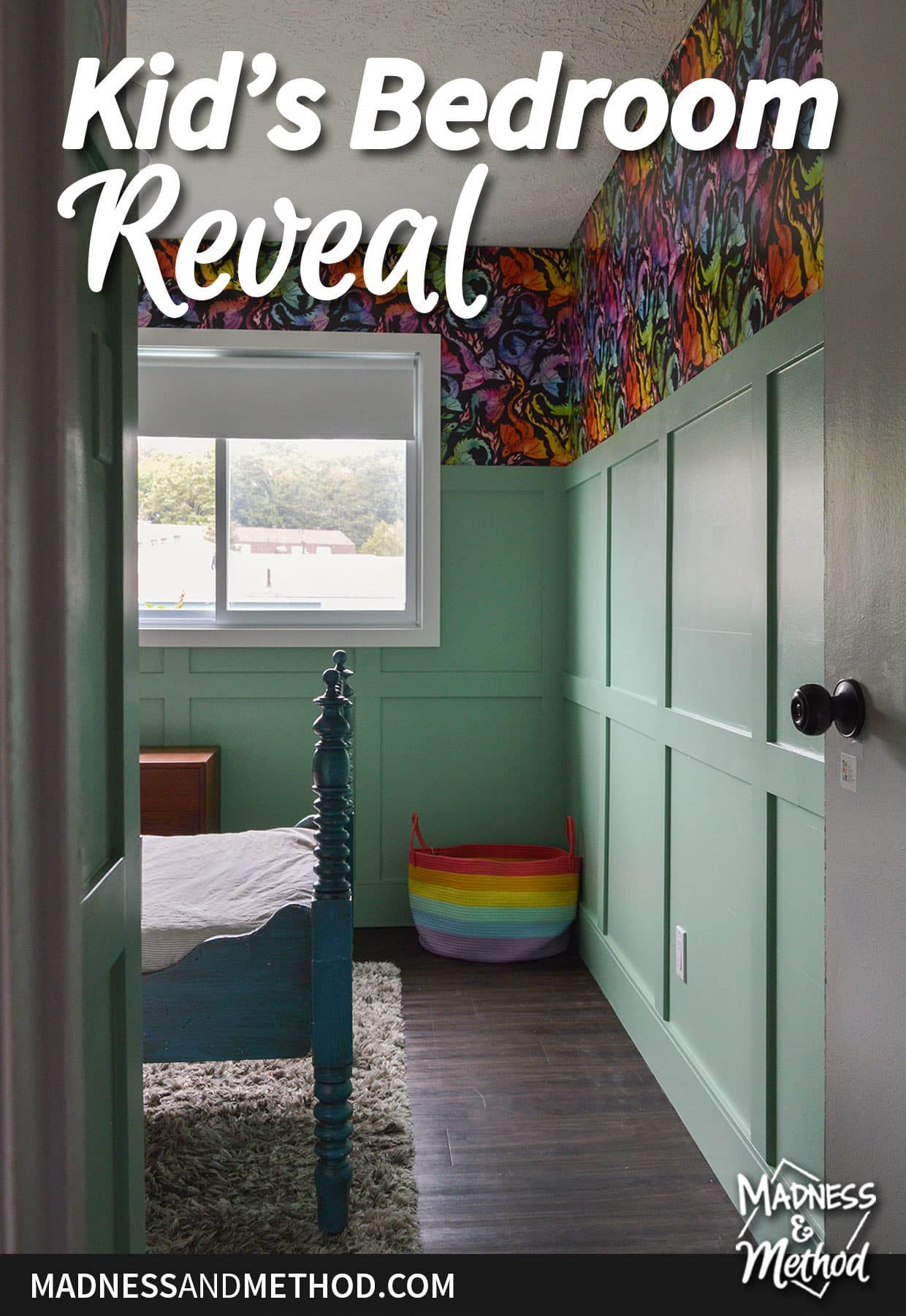 kids' colourful bedroom