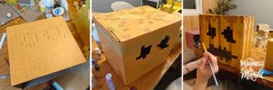 decorating minecraft cardboard box costumes
