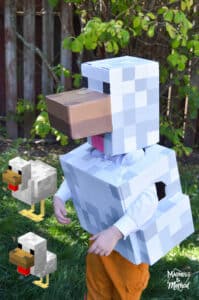 minecraft chicken costume
