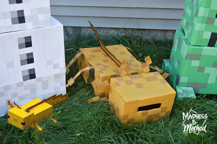 minecraft axolotl costume