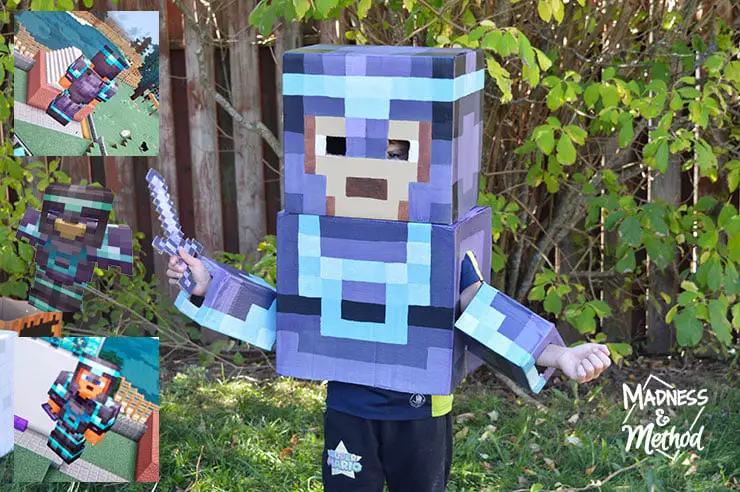 minecraft netherite armour costume