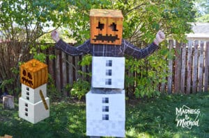 minecraft snow golem costume