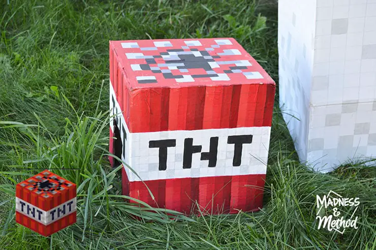 minecraft TNT costume