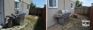 backyard bbq area