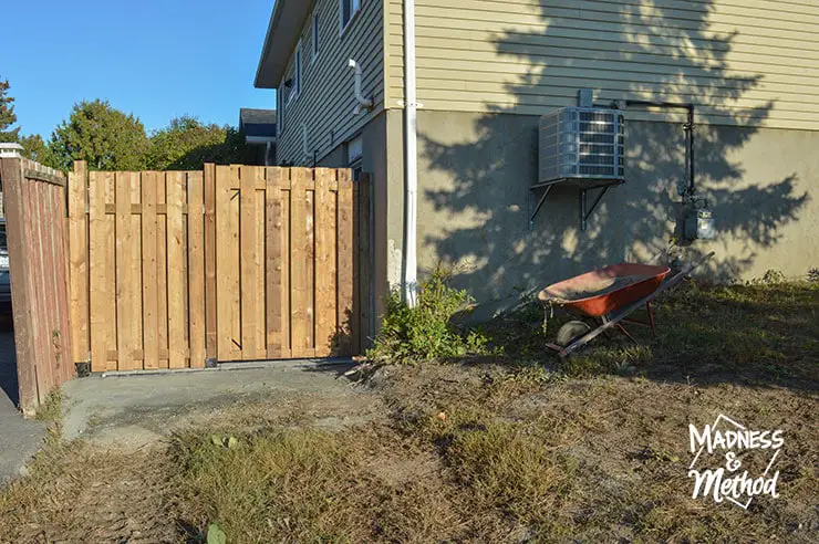 new fence and gate