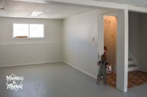 open basement