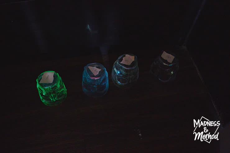 glow in the dark paint two coats