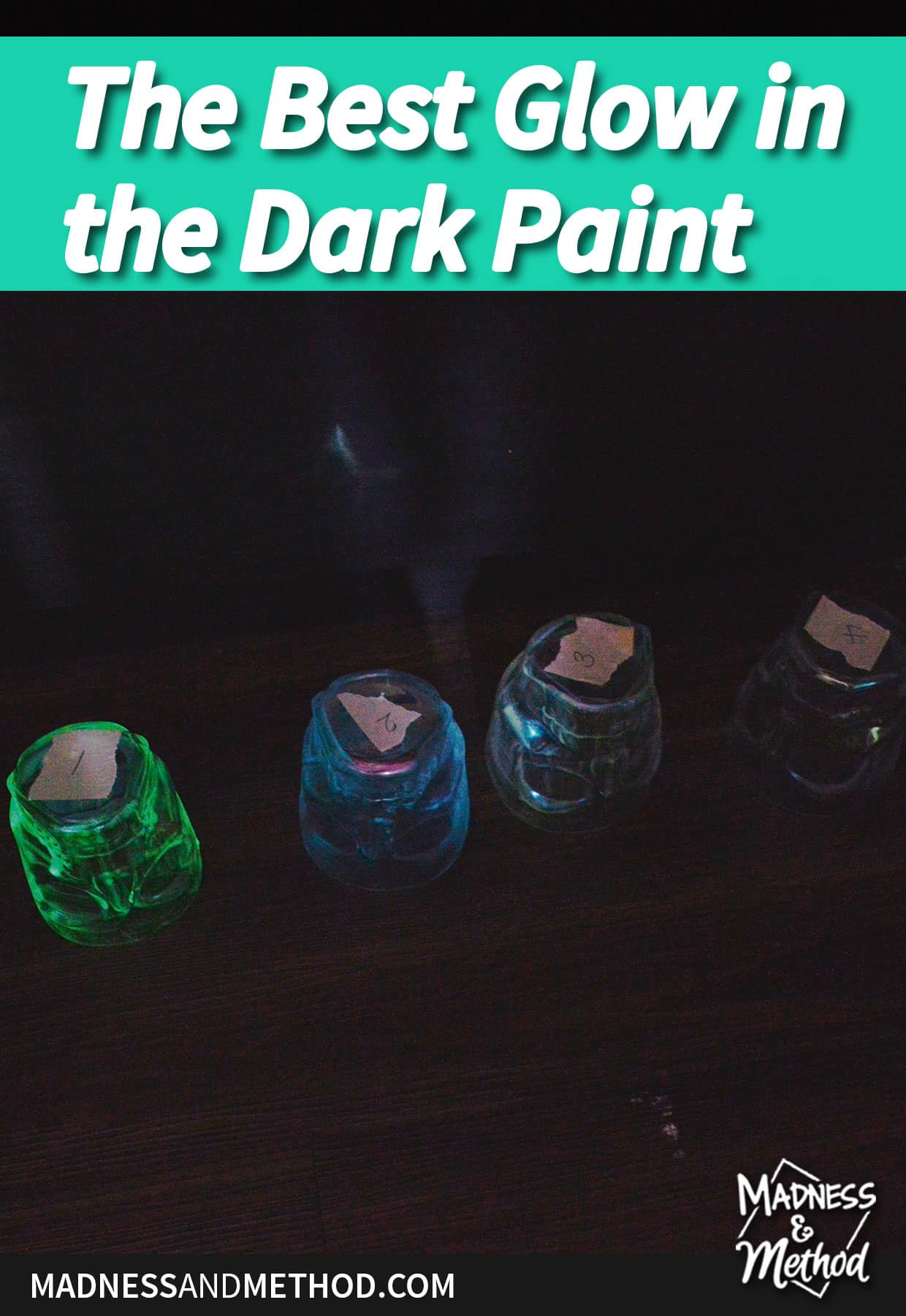 testing the best glow in the dark paint