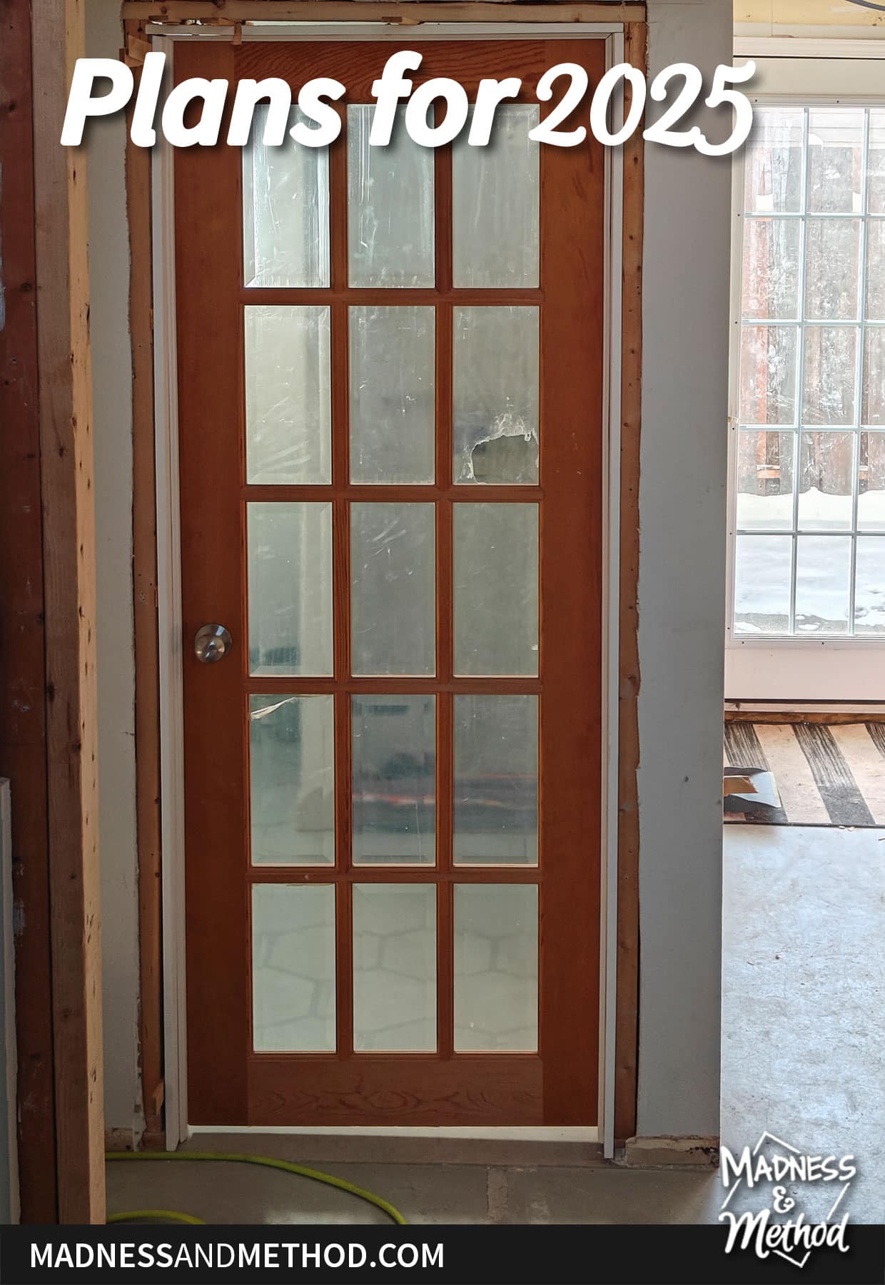 basement bathroom french door