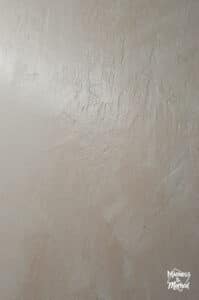 microcement walls close up