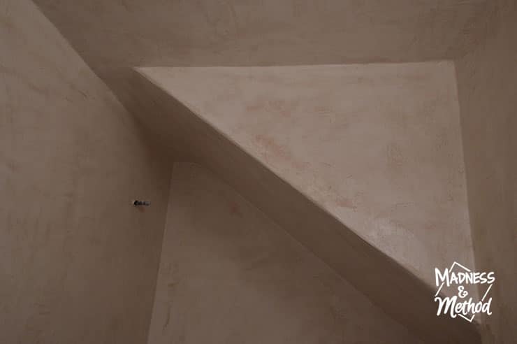 two tone microcement walls