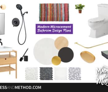modern microcement bathroom design