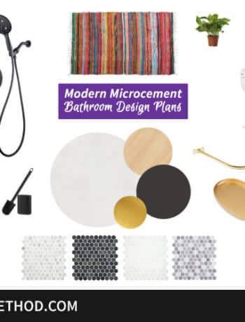 modern microcement bathroom design