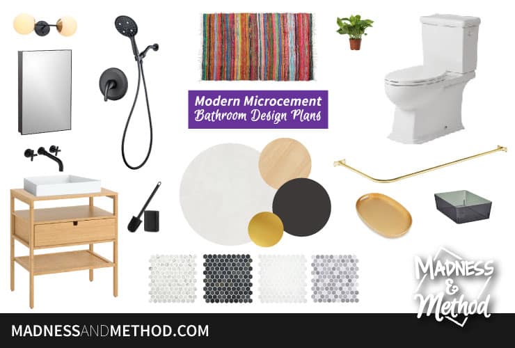 modern microcement bathroom design
